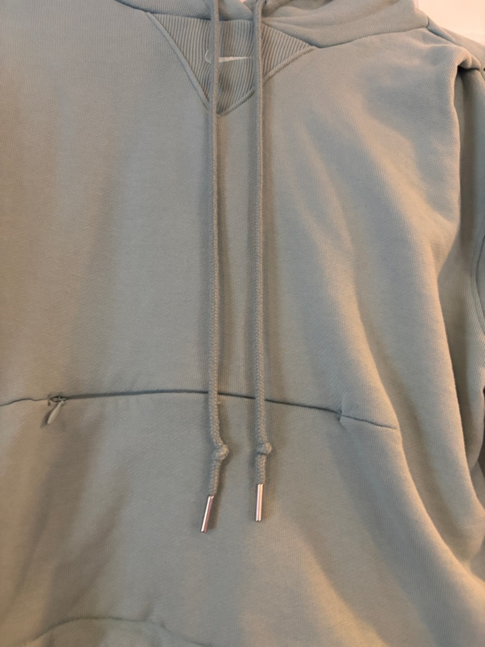 Nike Women's Light teal Cropped Pullover Hoodie - Picture 2 of 6